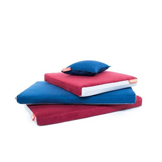 Matrace Aminela 100x70x10cm Half and Half červená/světle šedá