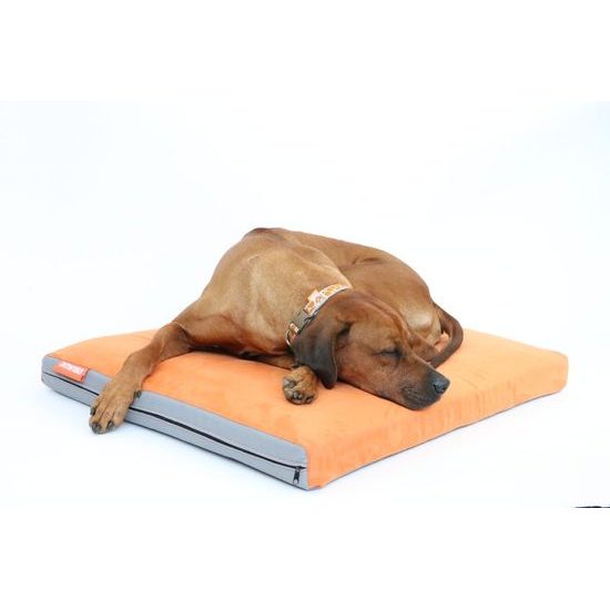 Matrace Aminela 100x70x10cm Half and Half šedá/oranžová