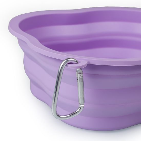 Amarago silikonová skládací miska 1000ml fialová