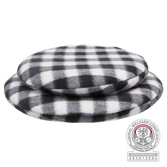 Trixie Polštářek k nahřátí nebo chlazení 26cm černá/bílá-káro