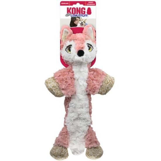 KONG Hračka plyš Low Stuff Flopzie Fox M