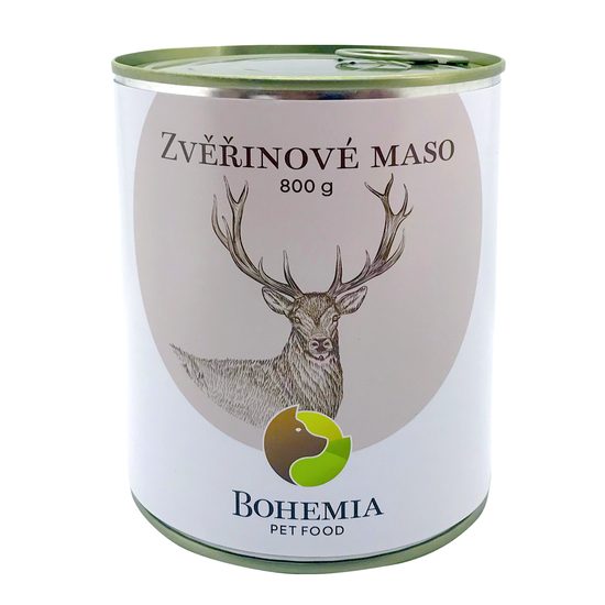 BOHEMIA Zvěřinové maso ve vlastní šťávě 800 g
