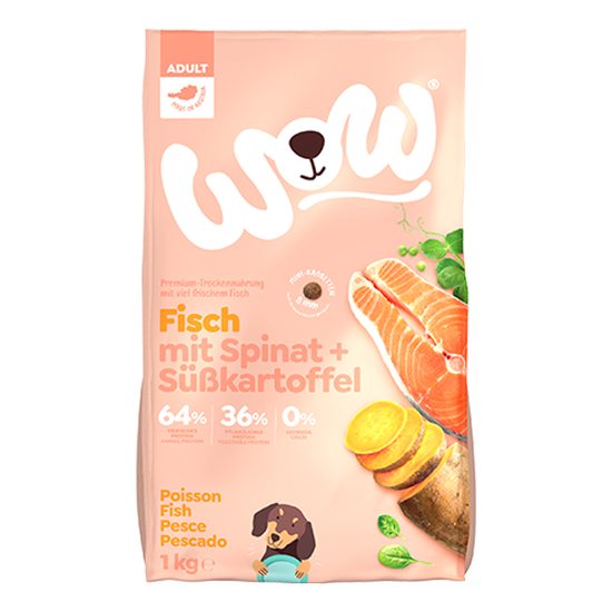 WOW Granule Ryba Adult 1kg Minis