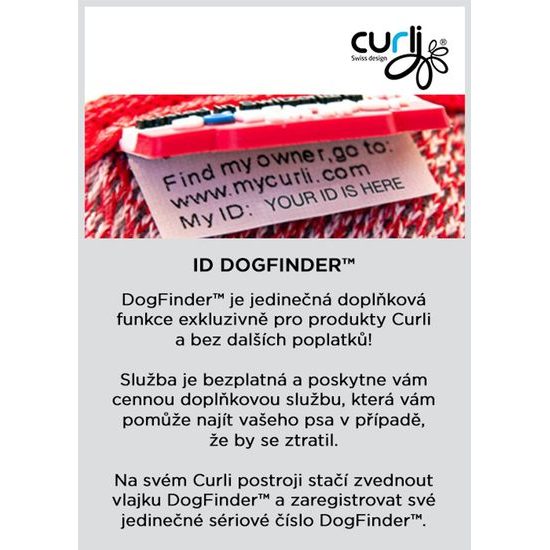 CURLI Postroj pro psy Belka Comfort Red M, 20-30 kg