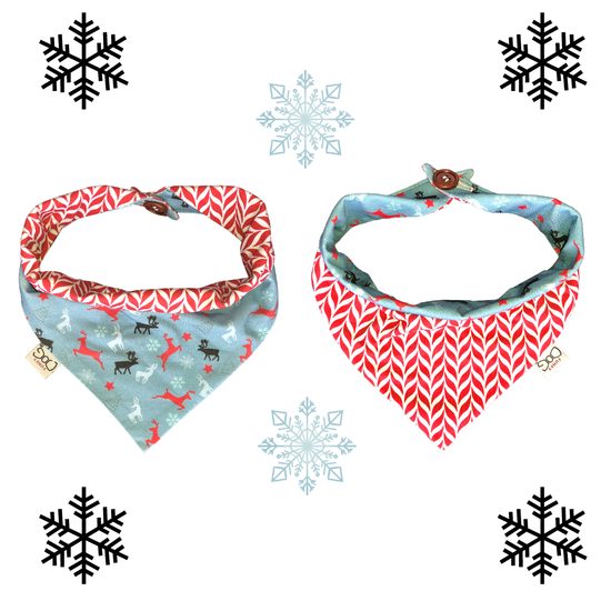 FUNKY DOG Vánoční šátek pro psy