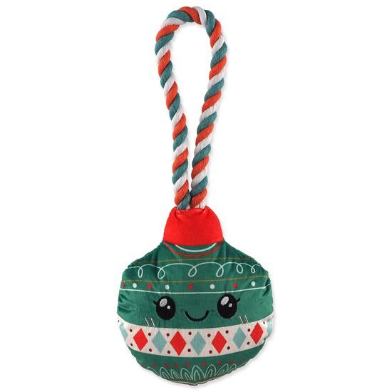 Dog fantasy Hračka Winter Tale ozdoba vánoční pískací, zelená 30cm