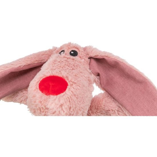 Trixie Dog VALENTINE plyšový pes s dlouhýma ušima 28 cm růžová LIMITOVANÁ NABÍDKA