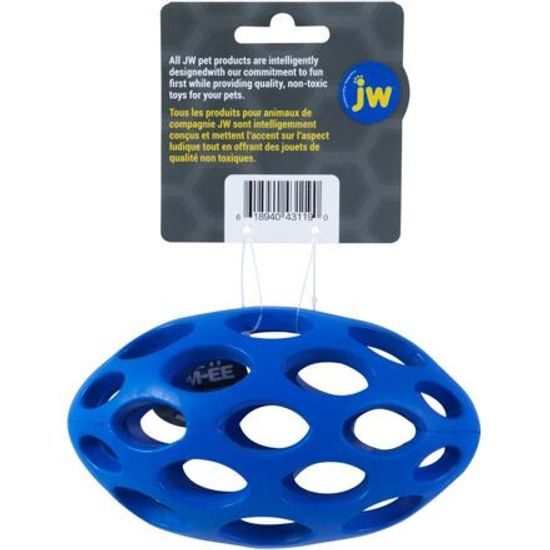 JW Pet JW Hol-EE Football děrovaný rugby míč Medium