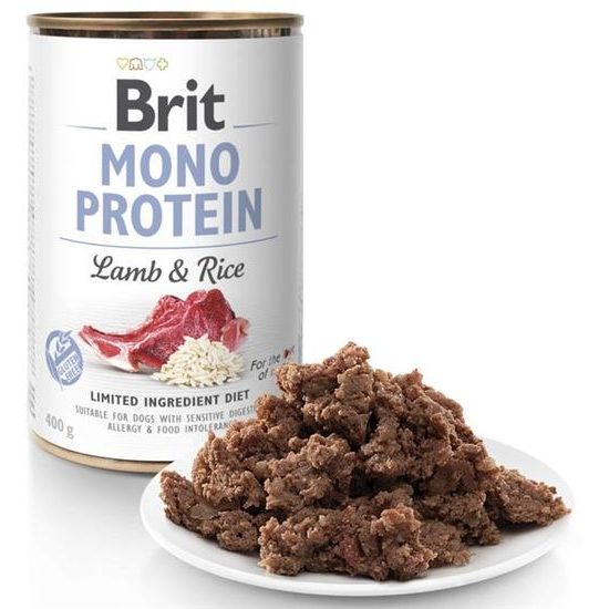 Brit Mono Protein konzerva Lamb & Rice 400 g