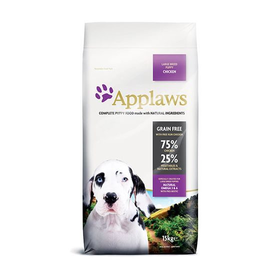 Applaws granule Dog Puppy Large Breed Kuře