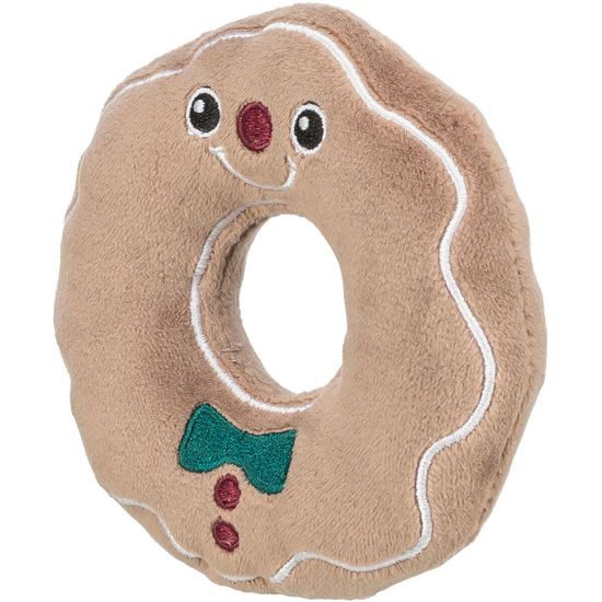 TRIXIE Xmas Mr. Donut vánoční plyšový pan Donut ø 10 cm