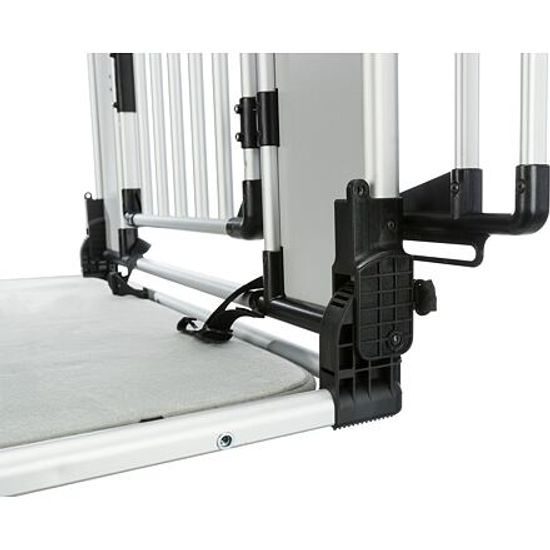 Trixie Univerzální zadní mřížka/mění kufr v přepravku 94-14x69x53cm světlešedá/stříbrná