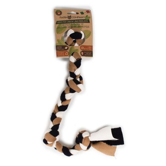 Farm Company hračka pro psy z recyklované tkaniny M/L 60cm 4 uzle
