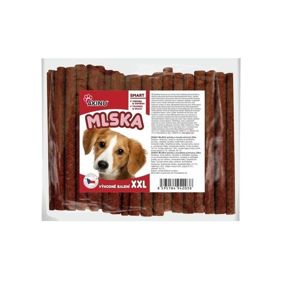 Akinu MLSKA Hovězí tyčinky pamlsek pro psy 25 ks