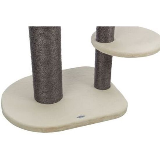 Trixie Škrabadlo MARCELLO 140cm 4 podesty kukaň míč krémová/šedá