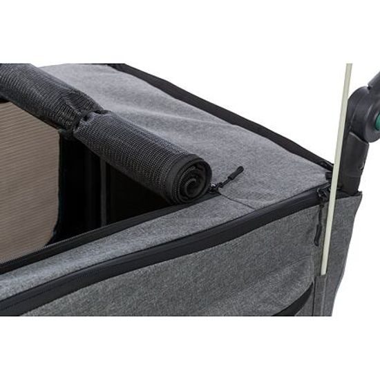 Trixie Vozík za kolo šedá/šalvějová