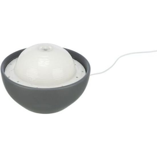 Trixie Vital Dome keramická fontánka na pití 1,5l/20x10x20cm šedá/bílá