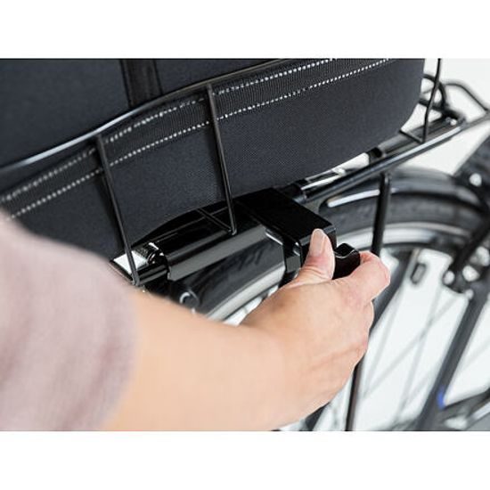 Trixie Přepravka na kolo LONG na široký nosič 29x42x60cm černá (max 8kg)