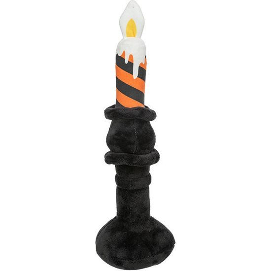 Trixie Svícen HALLOWEEN plyšová hračka se zvukem 33 cm černá/oranžová LIMITOVANÁ NABÍDKA