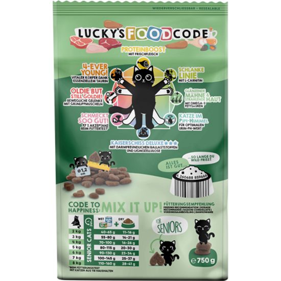 Lucky Lou Senior Geflügel & Wild se zvěřinou 750 g