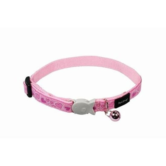 Red Dingo Obojek pro kočky Breezy Love Pink