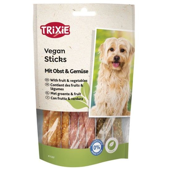 Trixie Vegan Sticks veganské tyčinky s ovocem a zeleninou 100 g