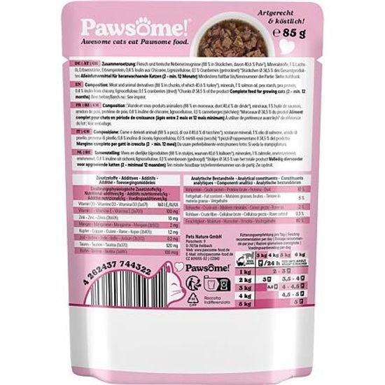 Pawsome! Junior s krůtím masem 85 g