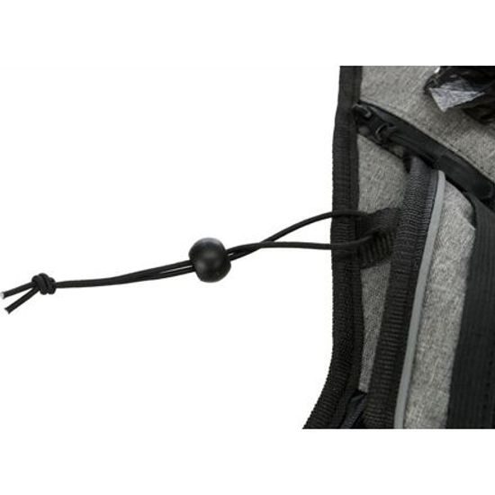 Trixie Joggingový pás s vodítkem pás 70-130cm vodítko 1,15-1,50 m 20mm šedá