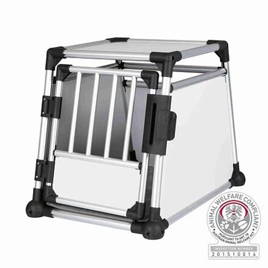 Trixie Transportní klec hliníkový rám pevné panely