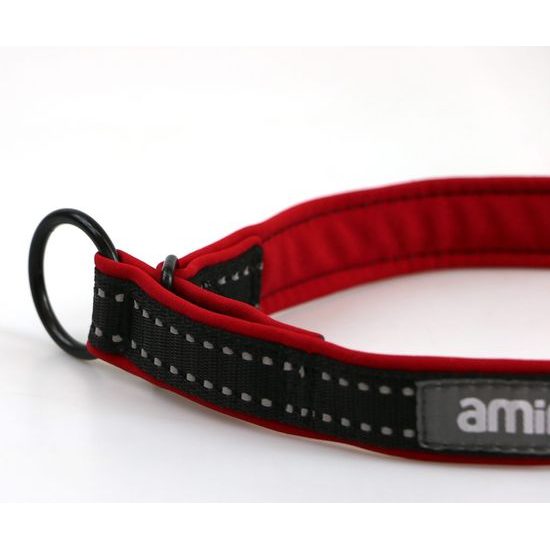 Aminela obojek polostahovací Sport & City 25mm/60cm + 5cm červená