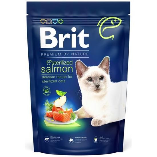 Brit Premium by Nature Cat Sterilised Salmon 1,5 kg