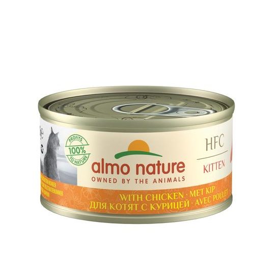 Almo Nature HFC Kuřecí pro koťata 70g výhodné balení 24ks