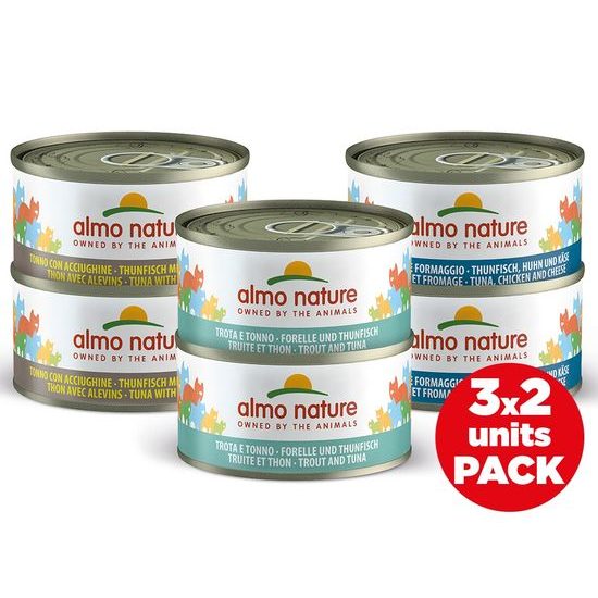 Almo Nature HFC Cat Multipack s rybou 6x70g