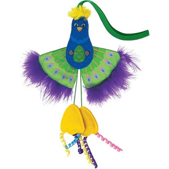 KONG Hračka cat Connects™ Peacock