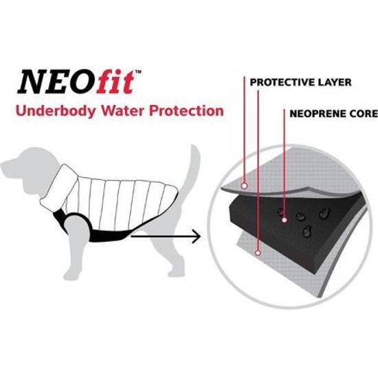 Red Dingo Puffer Jacket Zelená / Limetková velikost bundy 40 cm