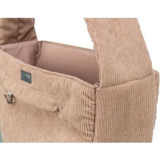 Trixie Cestovní taška BETHANY na toy plemena 36x18x23cm manšestr béžovo-růžová