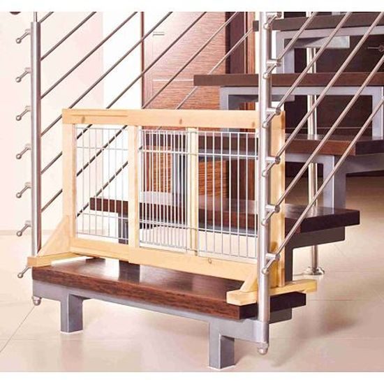 Trixie Posuvná bariéra pro štěňata a malé psy 63-108x50x31cm