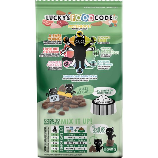 Lucky Lou Senior Geflügel & Wild se zvěřinou 340 g