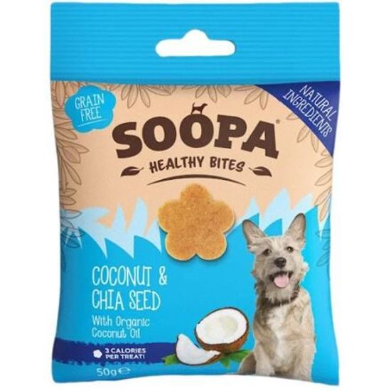 Soopa Pets Soopa Healthy Bites s kokosem a chia semínky 50 g