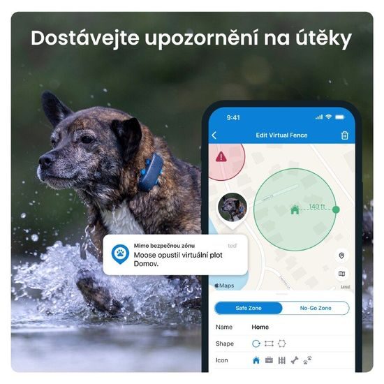 Tractive GPS DOG 4 sledování polohy a aktivity pro psy