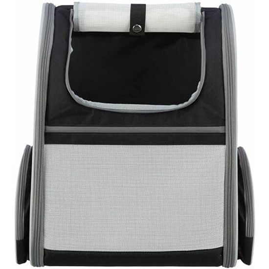 Trixie Transportní batoh CHLOE 39x43x27cm max 8kg světlešedá/černá