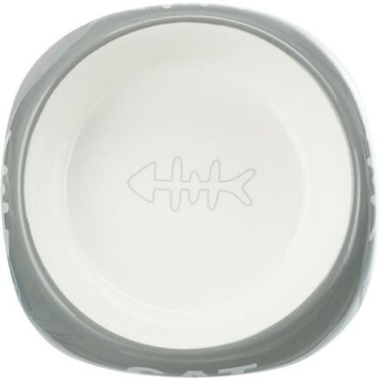 Trixie Keramická miska 200ml/13cm CAT + rybí kostra