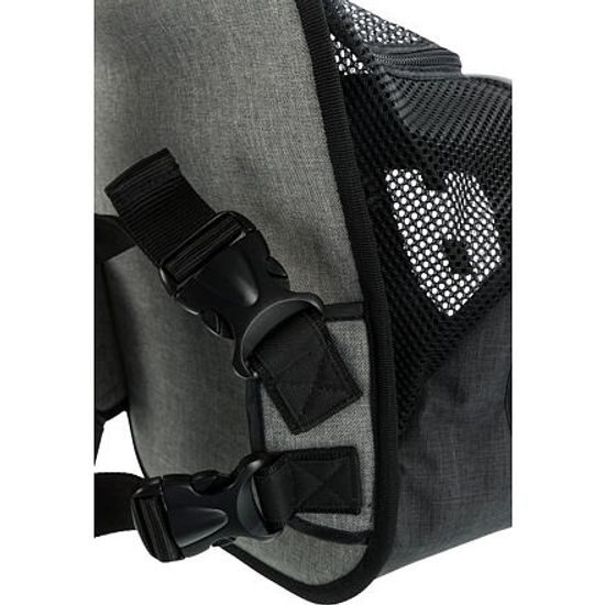 Trixie Nylonový batoh SAVINA klokanka 30x26x33cm černo-šedý (max 10kg)