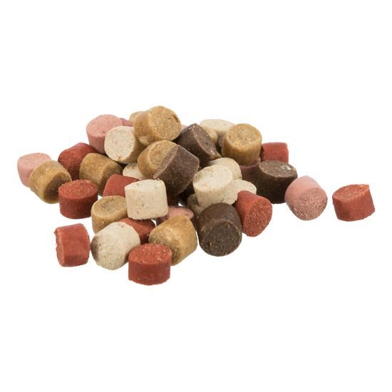 Trixie Soft Snack Mini Trainer Dots miniválečky s lososem 500g kyblík