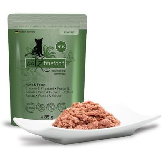 Catz finefood Kapsička CF No.15 s kuřecím a bažantím m. 85 g