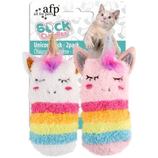 AFP Ponožky AFP Sock Cuddler s jednorožci se šantou a aktinidií