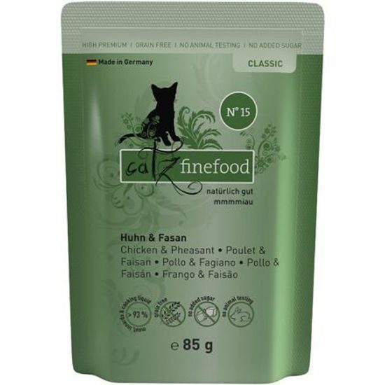 Catz finefood Kapsička CF No.15 s kuřecím a bažantím m. 85 g