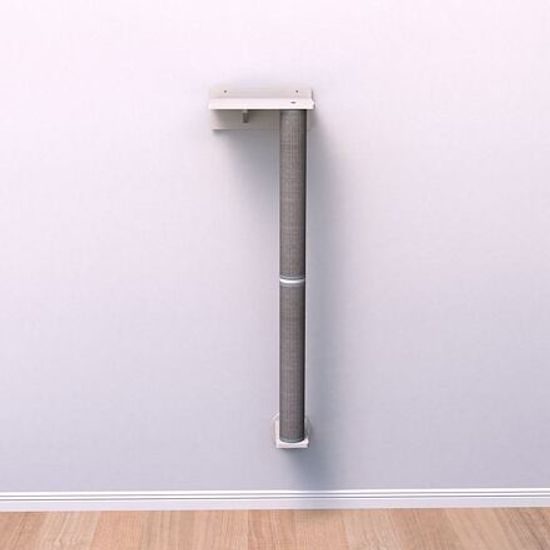 Trixie Lezecký set na stěnu 1 2xsisal sloupek 35x150x25cm bílá/šedá