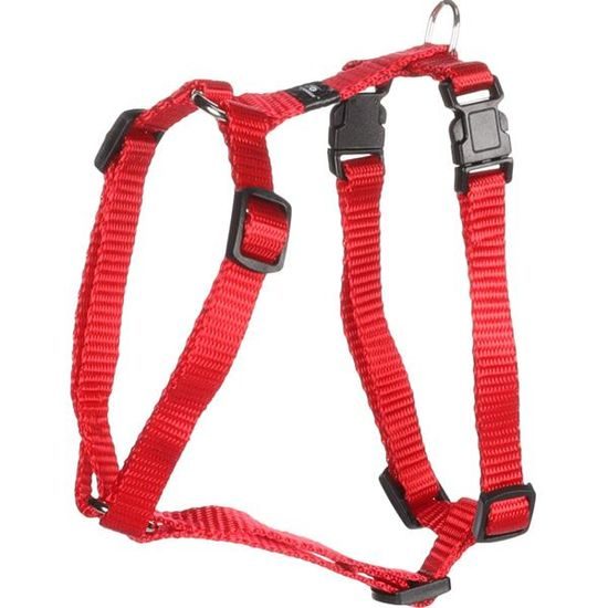 Flamingo Postroj nylon Ziggi červený XS 1x25-40cm