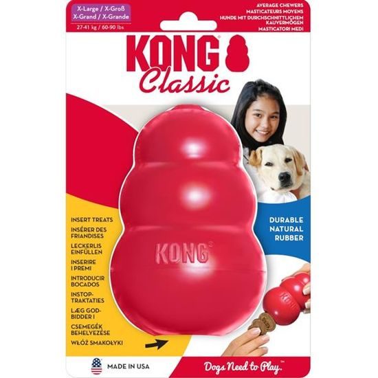 KONG Hračka guma sněhulák Classic XL